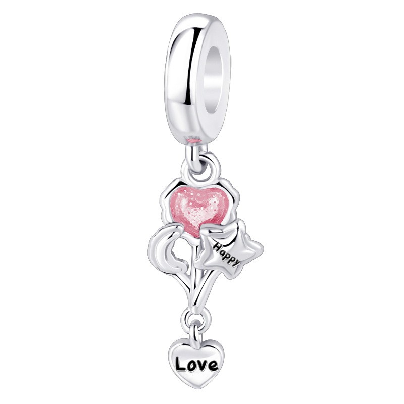 Love Balloon Charm 925 sterling silver